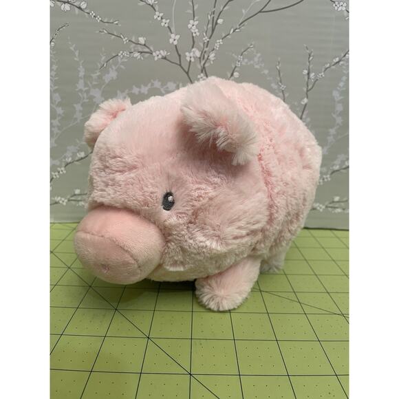 Pink Pig Baby Lovey Carters Plush Soft Eyes Farm Petting Zoo Soft Stuffed Animal - Picture 1 of 12